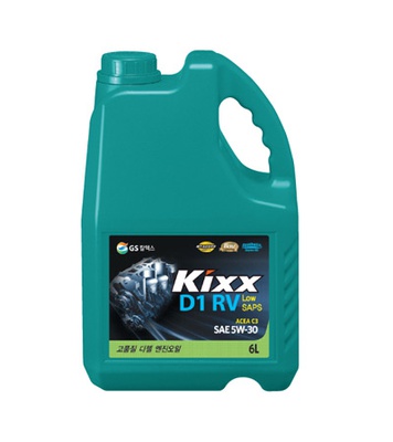 GS Oil Моторное масло Kixx D1 RV 5W40 6л.