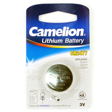 Батарейка Camelion литиевая CR2477, 3В. BL1