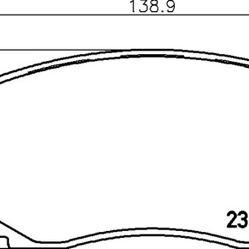 Тормозные колодки PF-5376 AN-452 Mazda CX-7, CX-9, Mitsubllshi Eclipse, 200, Outlander, Pajero Sport.