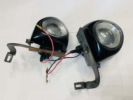 Фара линзованая с креплением Ichikon 2134, под лампу Н3, 2шт. б\у.