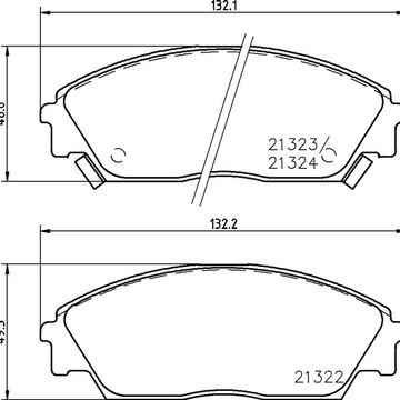 Тормозные колодки PF-8191 AN-264\8143 Acura Integra.