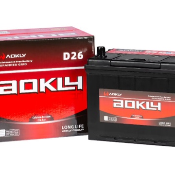 Аккумулятор Aokly 95D26L 12V80AH 640A. 258*173*220мм.