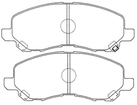 Тормозные колодки PF-3469 AN-650 Mitsubishi ASX, Chariot Grandis, Eclipse, Galant, Lancer, Outlander, Space.