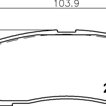 Тормозные колодки PF-5195 AN-250 Mazda IV, Xedos.