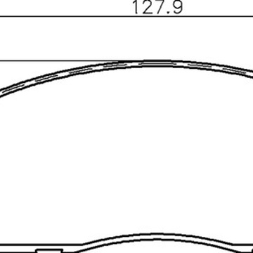 Тормозные колодки PF-3158 AN-201 Mitsubishi Colt, Cordia, Eclipse, Galant, Lancer, Space, Tredia.