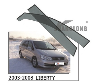 Ветровики Kanglong, Liberty RM12 2003-2008г. (4шт. на скотче с креплениями)