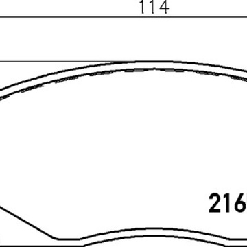 Тормозные колодки PF-3234 AN-317\3285 Mitsubishi Colt,Lancer, Mirage.
