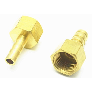 Штуцер в блок(переходник), внутренняя резьба 14х1,5мм, под шланг 8мм.