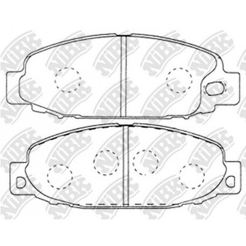 Тормозные колодки PF-3347 AN-425 Daihatsu Cuore, Trevis, Hyndai Galloper.