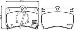 Тормозные колодки PF-5138 AN-208\5232 Mazda V, IV, Demio.