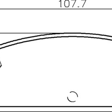 Тормозные колодки PF-5203 AN-219 Mazda IV, III, V, Premacy, Xedos.