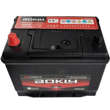 Аккумулятор Aokly 95D26R 12V80AH 640A. 258*173*220мм.