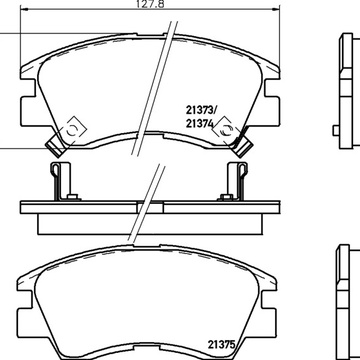 Тормозные колодки Advics PF-3172 SN776 пр.Япония.