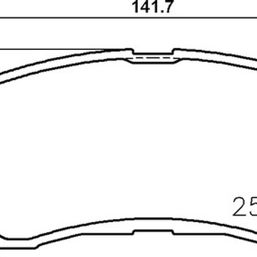 Тормозные колодки PF-2546 AN-751 Nissan Juke, Murano, Navara, NP300, Pathfinder, Qashqai, Rogue, Teana, X-Trail.