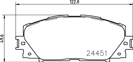 Тормозные колодки PF-1508
