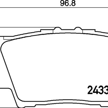 Тормозные колодки PF-2137