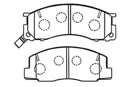 Тормозные колодки PF-3173 AN-223 Mitsubishi Carisma, Colt, Eclipse, FTO, Galant, L 400, Lancer, Santamo, Space.