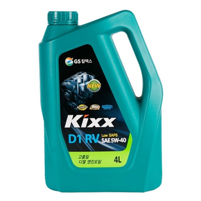 GS Oil Моторное масло Kixx D1 RV 5W40 4л.
