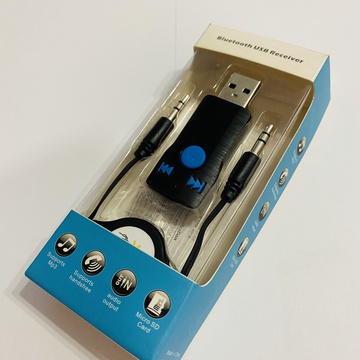 FM-Модулятор с громкой связью телефона, USB. провод AUX на катушке.