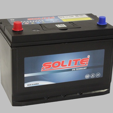 Аккумулятор Solite EFB T110 12V90AH 870A. 301*172*220мм.