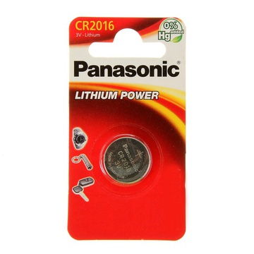 Батарейка литиевая Panasonic CR2016, 3В. BL1