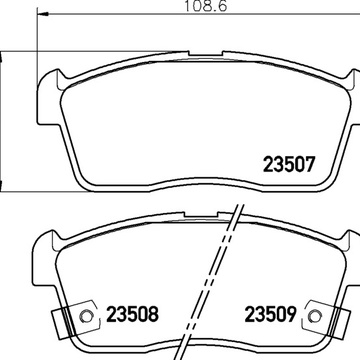 Тормозные колодки PF-4226 M36T-6GN3501080 Exeed VX