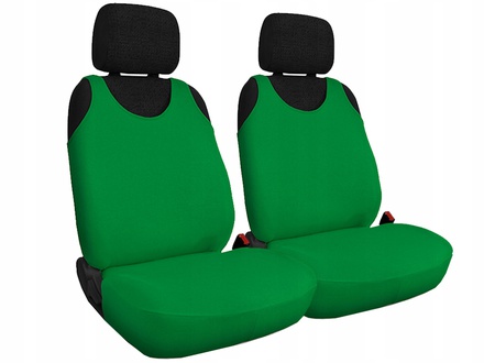 Чехол-майка на переднее сиденья 2шт. зелёный.
