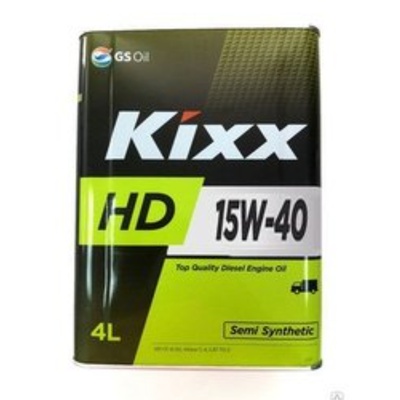 GS Oil Моторное масло Kixx HD diesel 15w40 4л.