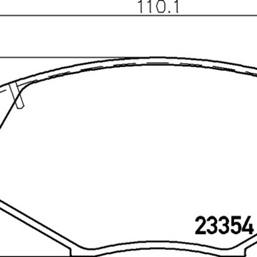 Тормозные колодки PF-5364 AN-461 Mazda MX-5.