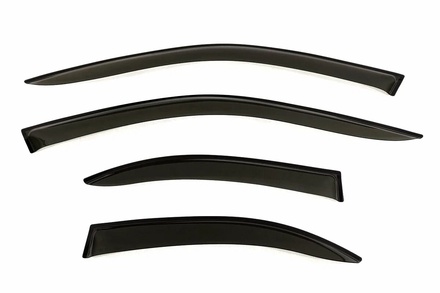 Дефлекторы окон(ветровики) Kanglong, Sunny 2011г. (4шт. на скотче с креплениями).