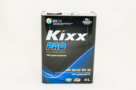 GS Oil Моторное масло Kixx PAO1 0w30 4л.