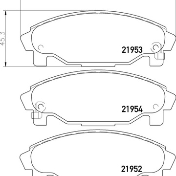 Тормозные колодки PF-6340 AN-414 Daihatsu Charade, Gran Move.