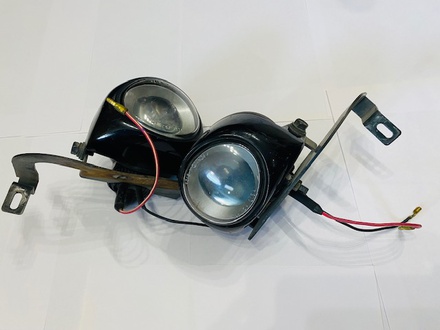 Фара линзованая с креплением Ichikon 2134, под лампу Н3, 2шт. б\у.