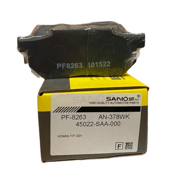 Тормозные колодки керамические Sano PF-8263 AN-378 FIT GD1