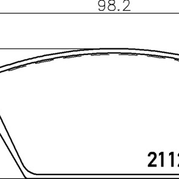 Тормозные колодки PF-3284 AN-314 Mitsubishi Colt, Ecupse, Galant, Lancer.