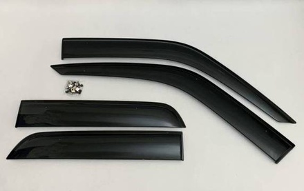 Дефлекторы окон(ветровики) Kanglong, Surf 130 1990-1995г. (4шт. на скотче с креплениями).