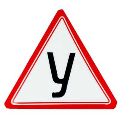 Наклейка треугольник, Ученик "У".