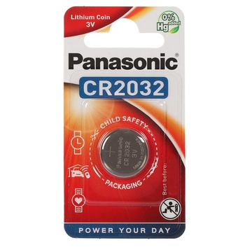 Батарейка литиевая Panasonic CR2032, 3В. BL1