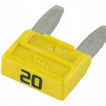 Предохранитель флажковый МТА Minival, мини 20А. M2050