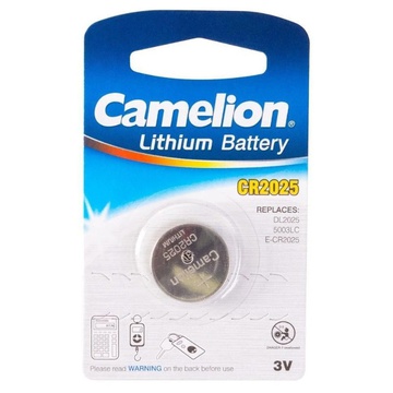 Батарейка литиевая Camelion CR2025, 3В. BL1