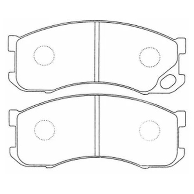 Тормозные колодки PF-3345 AN-393\3346 Mitsubishi Canter.