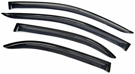 Дефлекторы окон(ветровики) Kanglong, Corolla 2001-2005г. (4шт. на скотче с зацепами).