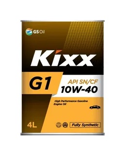 GS Oil Моторное масло Kixx GX5 SL 10w40 4л.