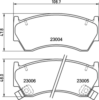 Тормозные колодки PF-2420 AN-600\2356 Nissan Almera, Patrol, Sunny.